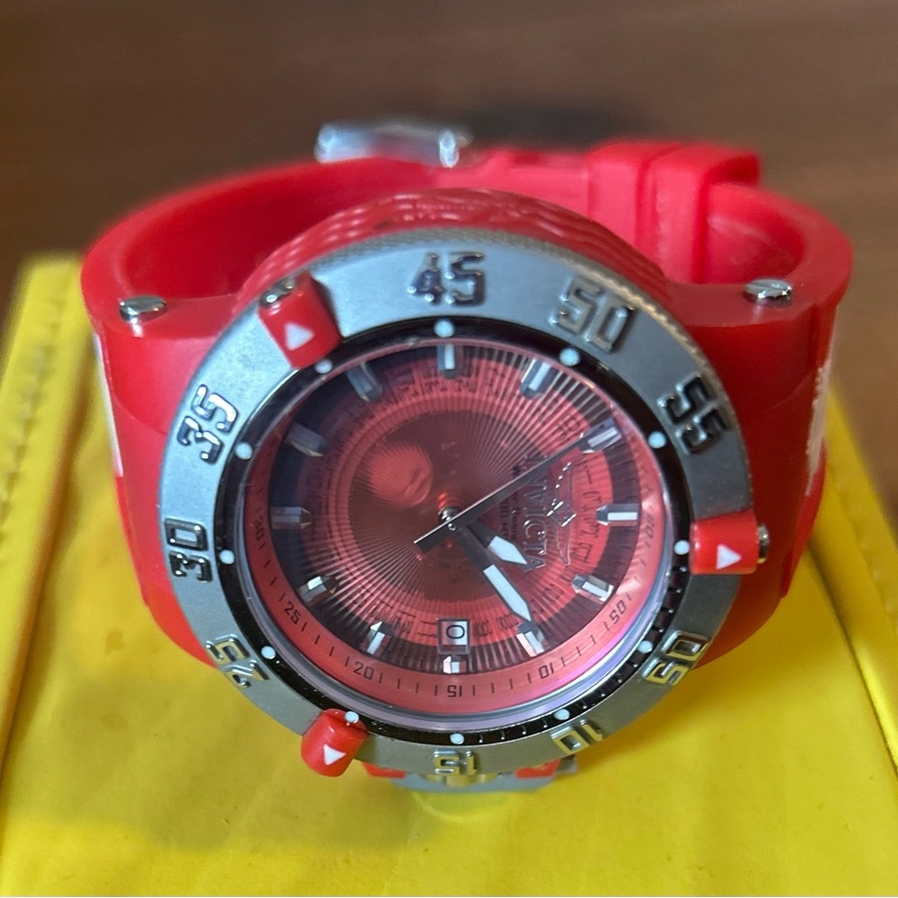 Invicta Red and Silver Women's Watch